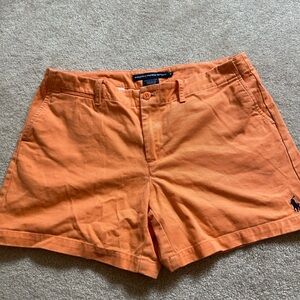 Ralph Lauren Sport Orange Chino Shorts
